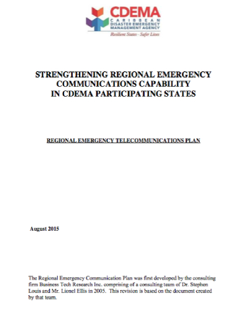 CDEMA Regional Emergency Telecommunications Plan